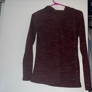 Nike Drifit long sleeve hooded shirt